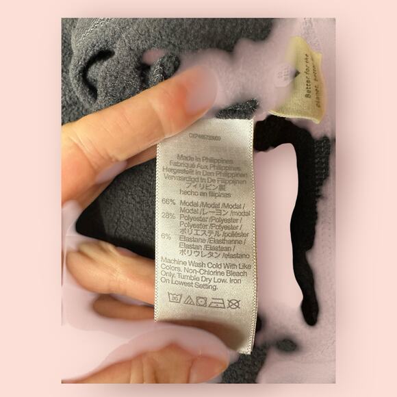 Madewell MWL Long Sleeve Sweatshirt XL Oversized Crewneck Sweater Gray - Picture 3 of 3